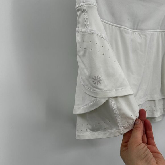 ATHLETA Women's White Stealth TruCool Athletic Workout Tennis Skort Size Medium - Picture 4 of 8